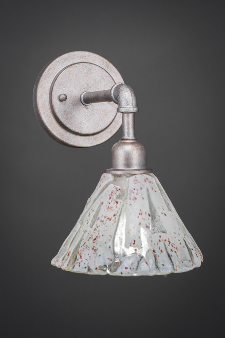 Toltec Lighting - 181-AS-7195 - One Light Wall Sconce - Vintage - Aged Silver