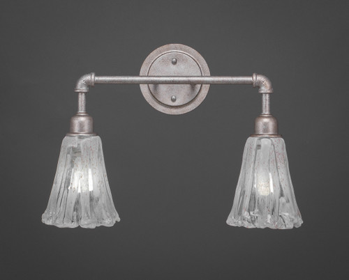 Toltec Lighting - 182-AS-729 - One Light Bath Bar - Vintage - Aged Silver