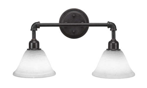 Toltec Lighting - 182-DG-311 - Two Light Bath Bar - Vintage - Dark Granite
