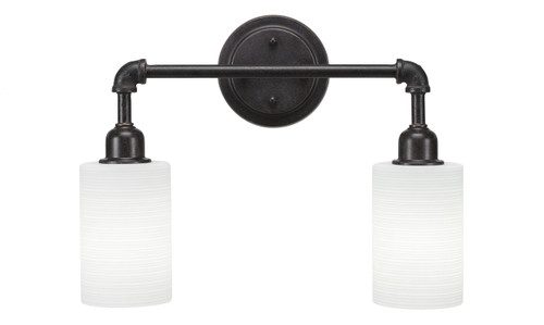 Toltec Lighting - 182-DG-4061 - Two Light Bath Bar - Vintage - Dark Granite