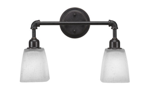 Toltec Lighting - 182-DG-460 - Two Light Bath Bar - Vintage - Dark Granite