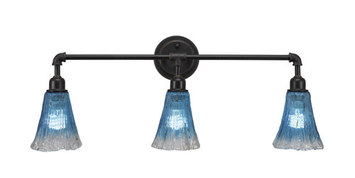 Toltec Lighting - 183-DG-725 - Three Light Bath Bar - Vintage - Dark Granite