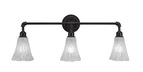 Toltec Lighting - 183-DG-729 - Three Light Bath Bar - Vintage - Dark Granite