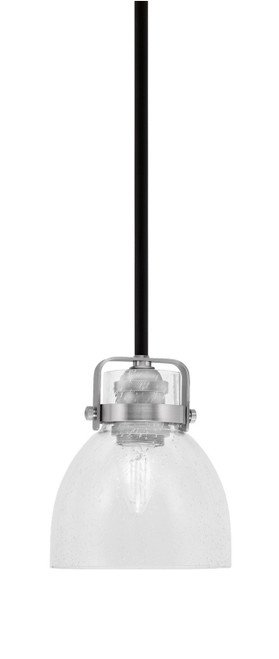 Toltec Lighting - 1941-MBBN-4110 - One Light Mini Pendant - Easton - Matte Black & Brushed Nickel