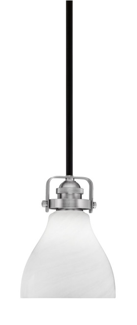 Toltec Lighting - 1941-MBBN-4761 - One Light Mini Pendant - Easton - Matte Black & Brushed Nickel