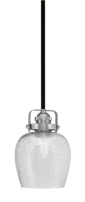 Toltec Lighting - 1941-MBBN-4812 - One Light Mini Pendant - Easton - Matte Black & Brushed Nickel