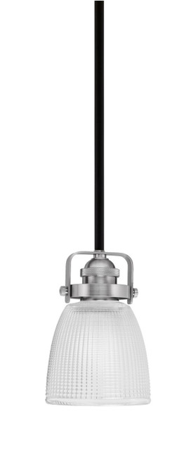 Toltec Lighting - 1941-MBBN-500 - One Light Mini Pendant - Easton - Matte Black & Brushed Nickel