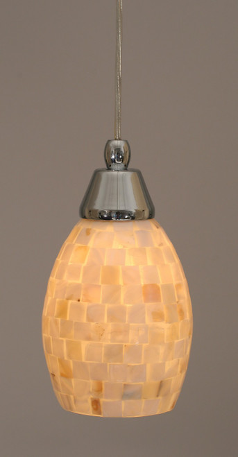 Toltec Lighting - 22-CH-406 - One Light Mini Pendant - Any - Chrome