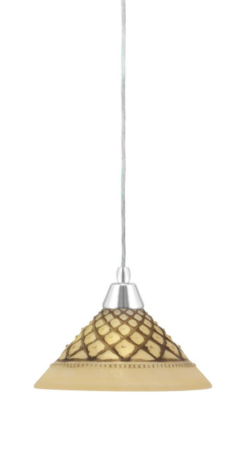 Toltec Lighting - 22-CH-7183 - One Light Mini Pendant - Any - Chrome