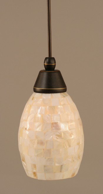 Toltec Lighting - 22-DG-406 - One Light Mini Pendant - Any - Dark Granite