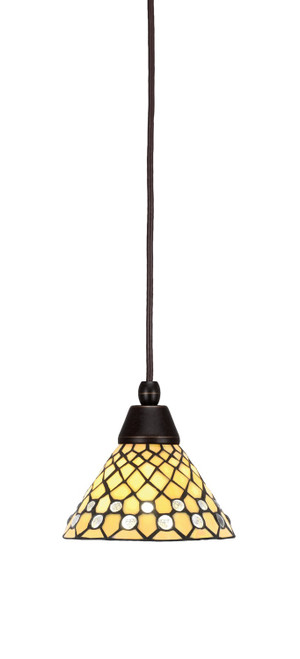 Toltec Lighting - 22-DG-9415 - One Light Mini Pendant - Any - Dark Granite