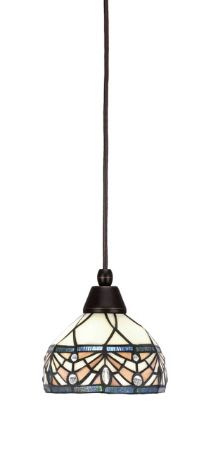 Toltec Lighting - 22-DG-9485 - One Light Mini Pendant - Any - Dark Granite