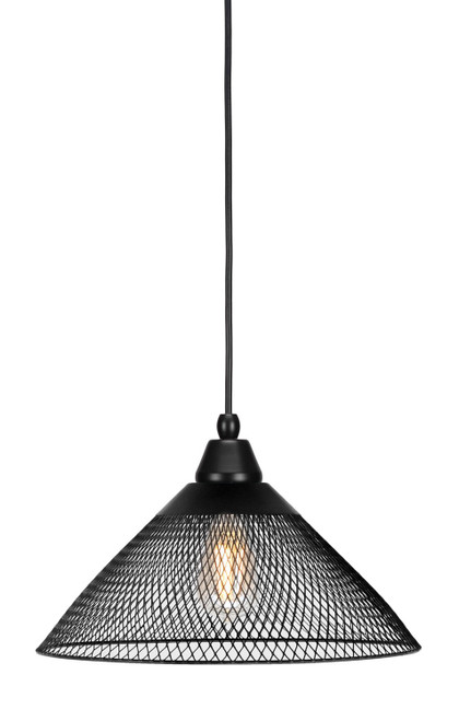 Toltec Lighting - 22-MB-808-LED18C - LED Mini Pendant - Cord - Matte Black