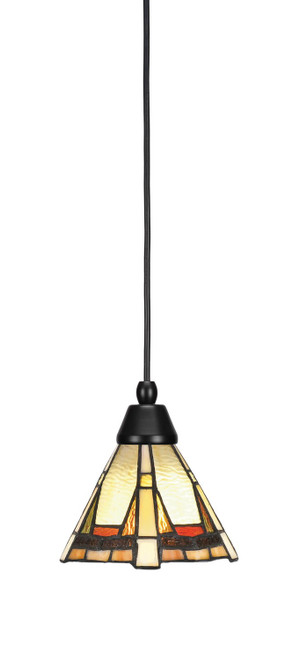 Toltec Lighting - 22-MB-9345 - One Light Mini Pendant - Any - Matte Black