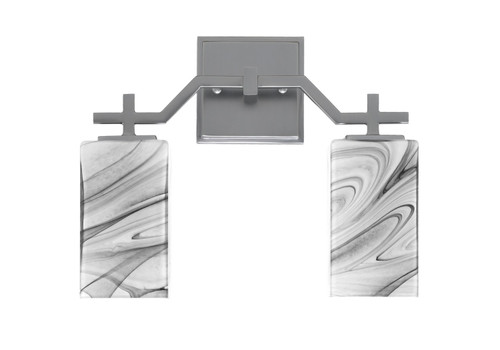 Toltec Lighting - 2312-GP-549 - Two Light Bath Bar - Corbin - Graphite