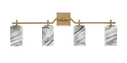 Toltec Lighting - 2314-NAB-549 - Four Light Bath Bar - Corbin - New Age Brass
