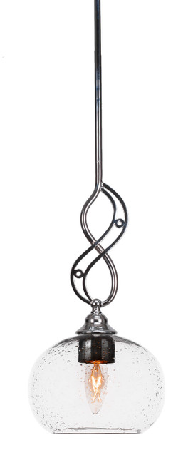 Toltec Lighting - 232-CH-202 - One Light Mini Pendant - Jazz - Chrome