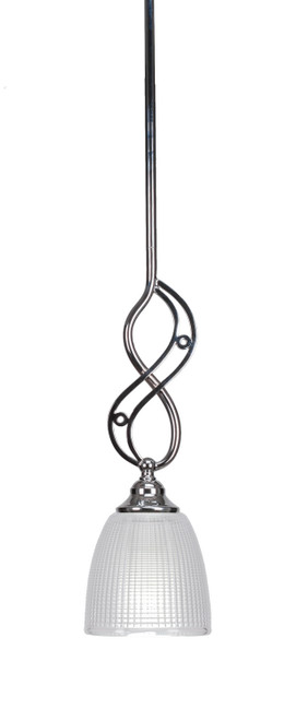 Toltec Lighting - 232-CH-500 - One Light Mini Pendant - Jazz - Chrome