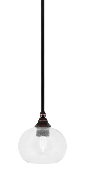 Toltec Lighting - 23-BC-202 - One Light Mini Pendant - Stem - Black Copper