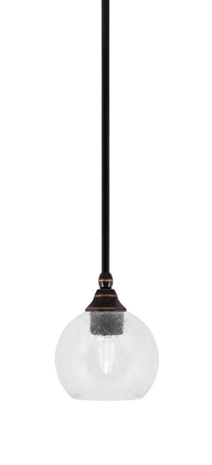 Toltec Lighting - 23-BC-4100 - One Light Mini Pendant - Stem - Black Copper