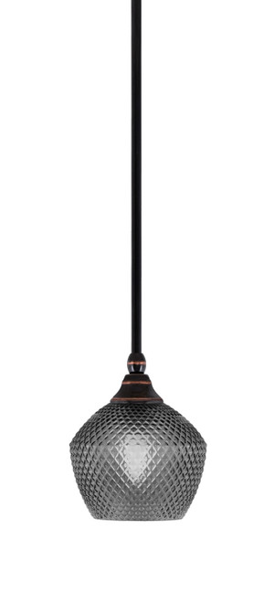 Toltec Lighting - 23-BC-4622 - One Light Mini Pendant - Stem - Black Copper