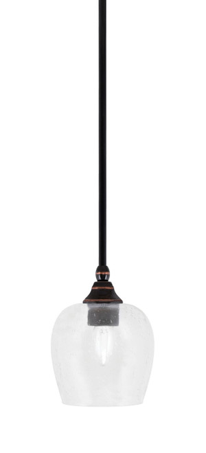 Toltec Lighting - 23-BC-4810 - One Light Mini Pendant - Stem - Black Copper
