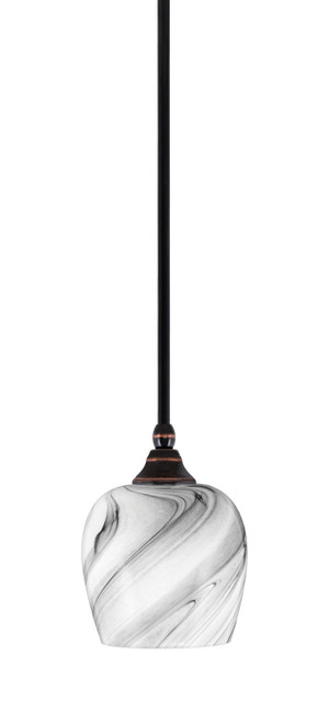 Toltec Lighting - 23-BC-4819 - One Light Mini Pendant - Stem - Black Copper