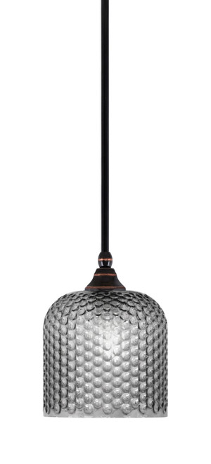 Toltec Lighting - 23-BC-4912 - One Light Mini Pendant - Stem - Black Copper