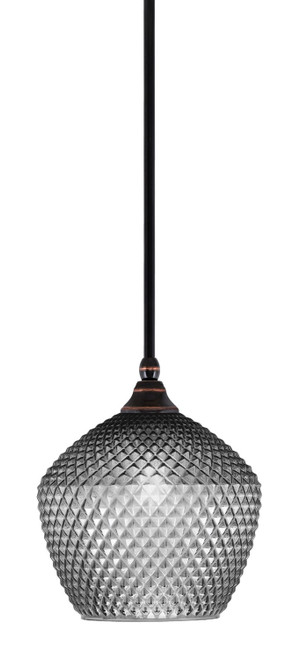 Toltec Lighting - 23-BC-4922 - One Light Mini Pendant - Stem - Black Copper