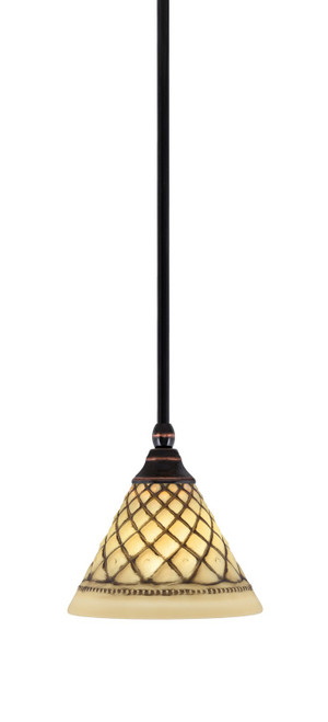 Toltec Lighting - 23-BC-7185 - One Light Mini Pendant - Any - Black Copper