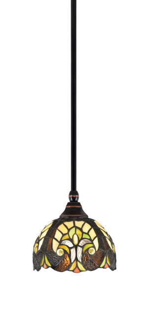 Toltec Lighting - 23-BC-9945 - One Light Mini Pendant - Stem - Black Copper