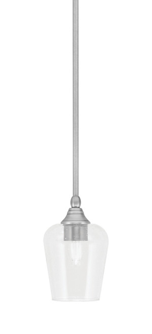 Toltec Lighting - 23-BN-210 - One Light Mini Pendant - Stem - Brushed Nickel