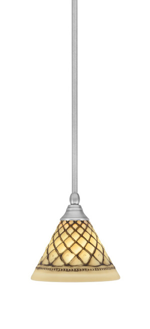 Toltec Lighting - 23-BN-7185 - One Light Mini Pendant - Any - Brushed Nickel