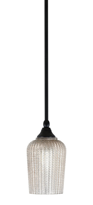 Toltec Lighting - 23-MB-4253 - One Light Mini Pendant - Stem - Matte Black