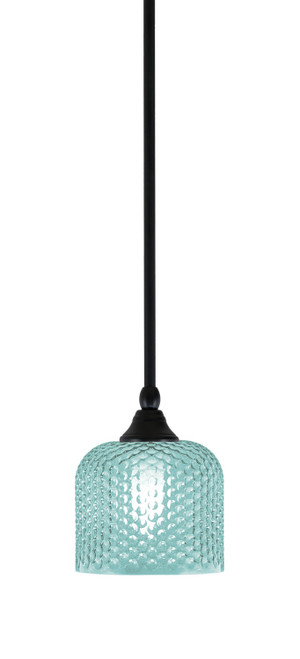 Toltec Lighting - 23-MB-4615 - One Light Mini Pendant - Stem - Matte Black