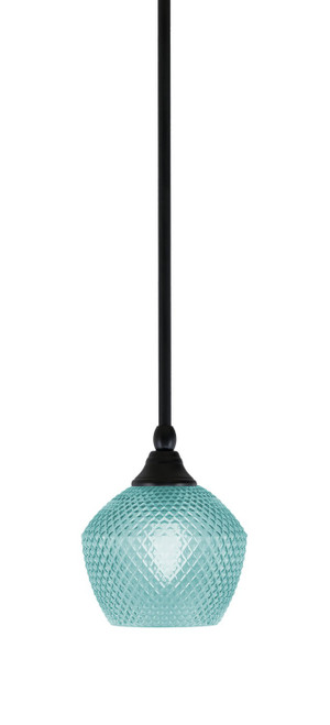 Toltec Lighting - 23-MB-4625 - One Light Mini Pendant - Stem - Matte Black