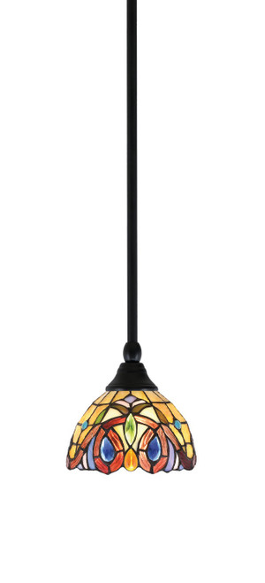 Toltec Lighting - 23-MB-9445 - One Light Mini Pendant - Stem - Matte Black