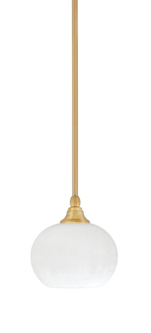 Toltec Lighting - 23-NAB-212 - One Light Mini Pendant - Stem - New Age Brass