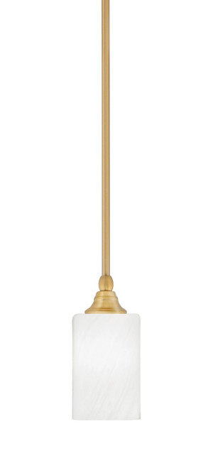 Toltec Lighting - 23-NAB-3001 - One Light Mini Pendant - Stem - New Age Brass