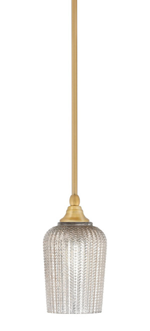 Toltec Lighting - 23-NAB-4253 - One Light Mini Pendant - Stem - New Age Brass