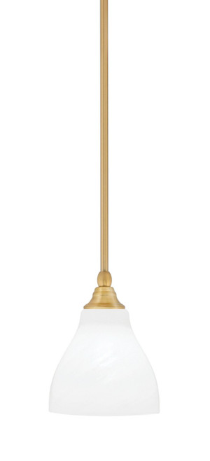 Toltec Lighting - 23-NAB-4761 - One Light Mini Pendant - Stem - New Age Brass