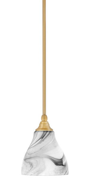 Toltec Lighting - 23-NAB-4769 - One Light Mini Pendant - Stem - New Age Brass