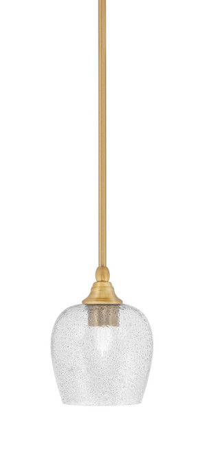 Toltec Lighting - 23-NAB-4812 - One Light Mini Pendant - Stem - New Age Brass
