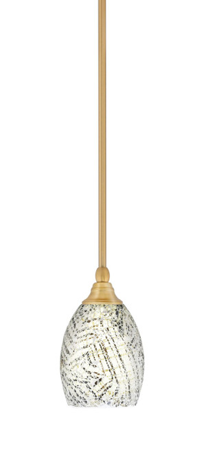 Toltec Lighting - 23-NAB-5054 - One Light Mini Pendant - Stem - New Age Brass