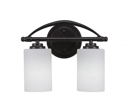 Toltec Lighting - 2402-DG-310 - Two Light Bath Bar - Marquise - Dark Granite