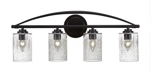 Toltec Lighting - 2404-DG-300 - Four Light Bath Bar - Marquise - Dark Granite