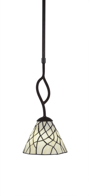 Toltec Lighting - 240-DG-9115 - One Light Mini Pendant - Revo - Dark Granite
