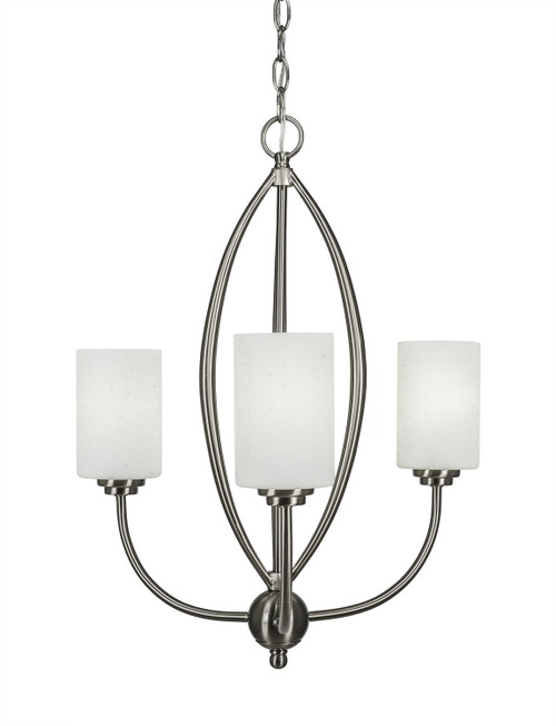 Toltec Lighting - 2413-BN-310 - Three Light Chandelier - Marquise - Brushed Nickel