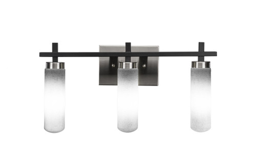 Toltec Lighting - 2513-MBBN-601 - Three Light Bath Bar - Salinda - Matte Black & Brushed Nickel