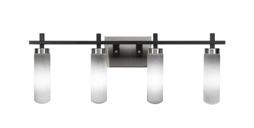 Toltec Lighting - 2514-MBBN-601 - Four Light Bath Bar - Salinda - Matte Black & Brushed Nickel